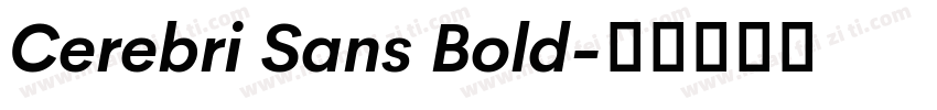 Cerebri Sans Bold字体转换